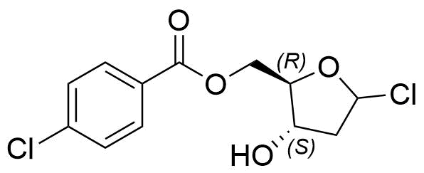 ((2R,3S)-5-Chloro-3-Hydroxytetrahydrofuran-2-Yl)Methyl 4-Chlorobenzoate